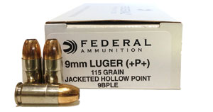 Federal +P+ 9mm